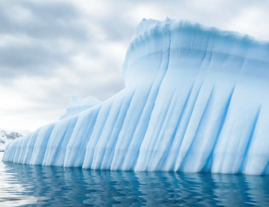 Melting of the ice sheet