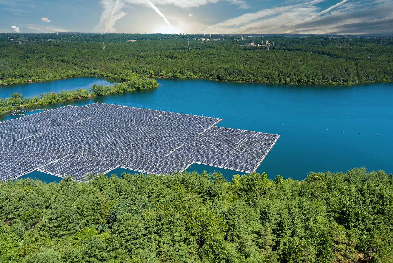 Rinnovabili • Floating photovoltaics on lakes