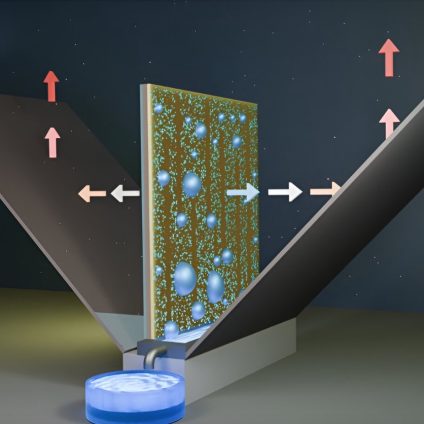 Rinnovabili • From KAUST, the atmospheric water harvesting system that harnesses gravity